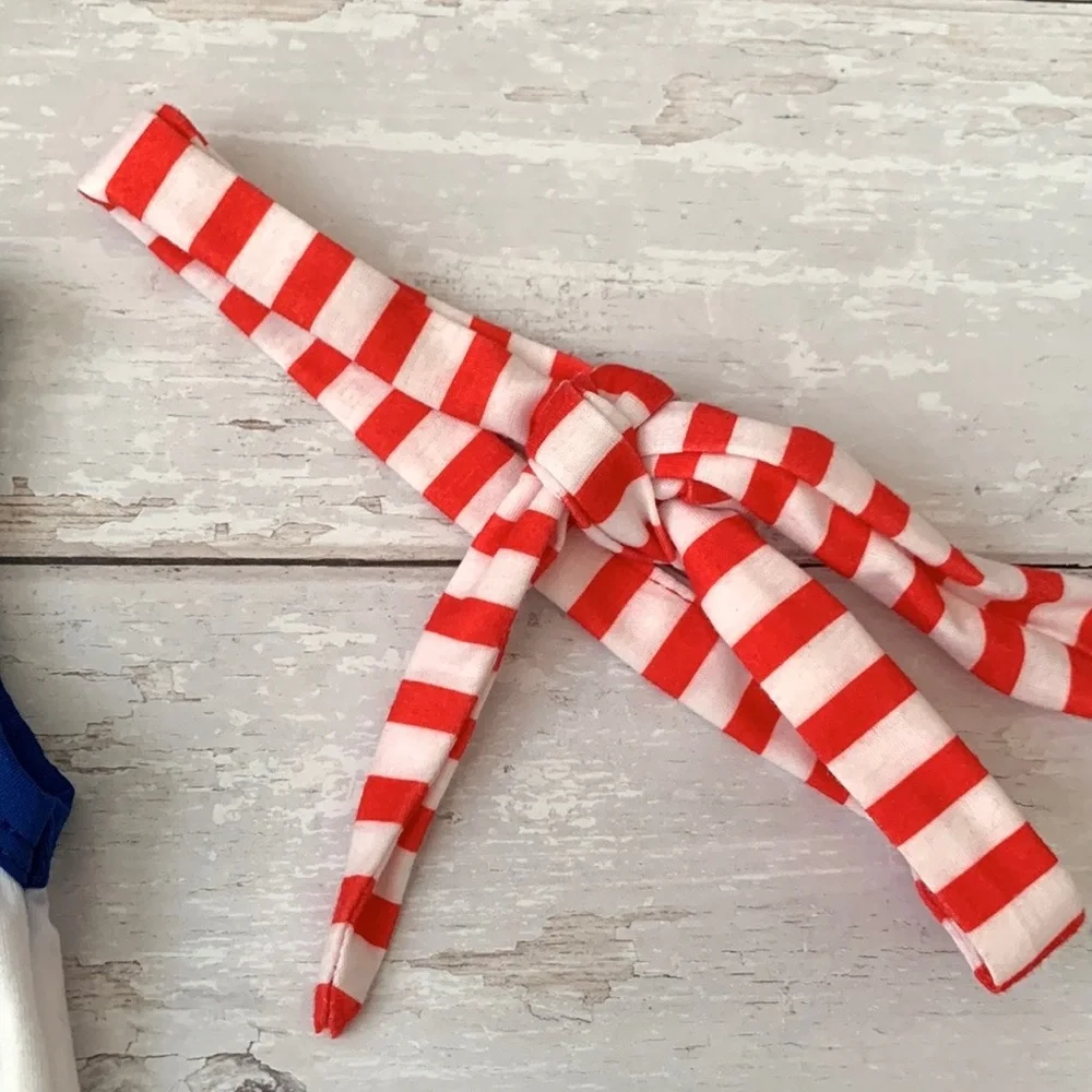 Baby Girl 12m Boutique Rory Chen 4th of July Summer Outfit Shorts Tank Headband